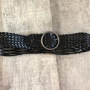 Open weave waist belt